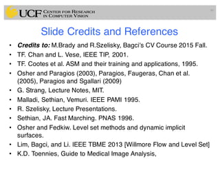 Lec11: Active Contour and Level Set for Medical Image Segmentation | PDF