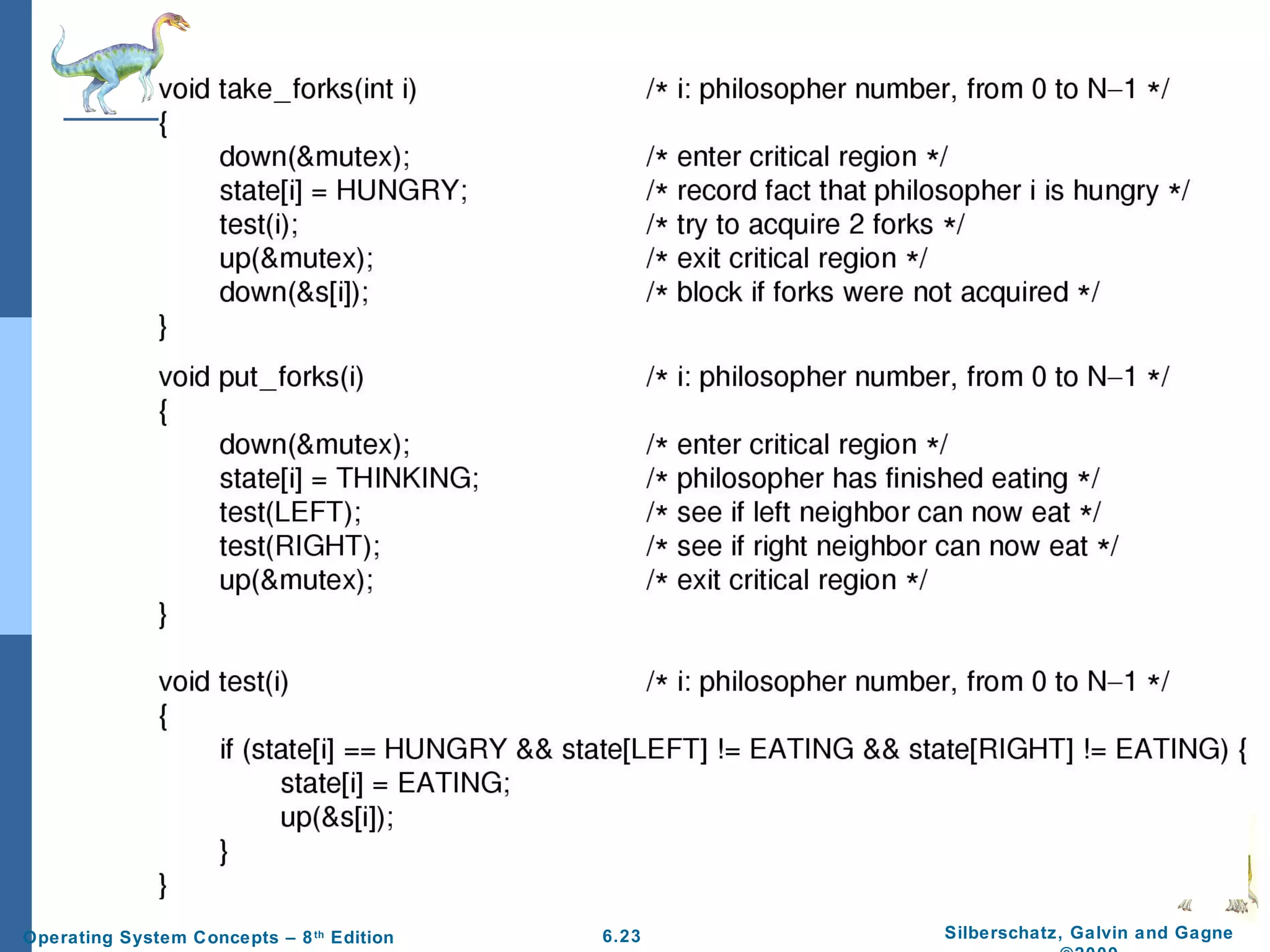 Operating System Concepts – 8 th Edition

6.23

Silberschatz, Galvin and Gagne

 