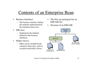 Enterprise JavaBeans(EJB) | PDF