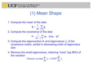 (1) Mean Shape
31
 