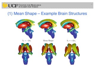 (1) Mean Shape – Example Brain Structures
35
 