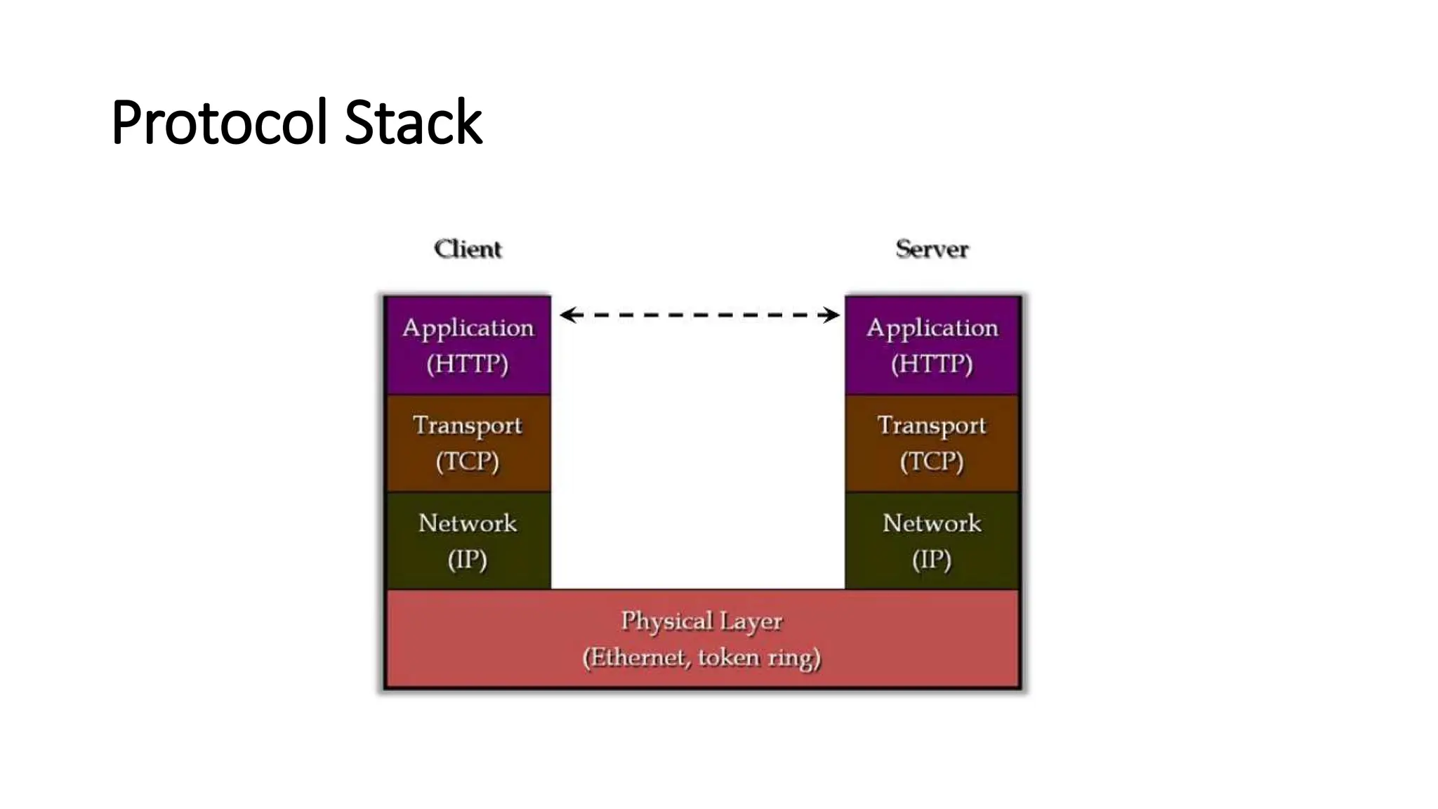 Protocol Stack
 