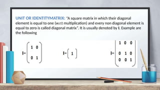 Solution of Linear System of Equations and Matrices | PPTX