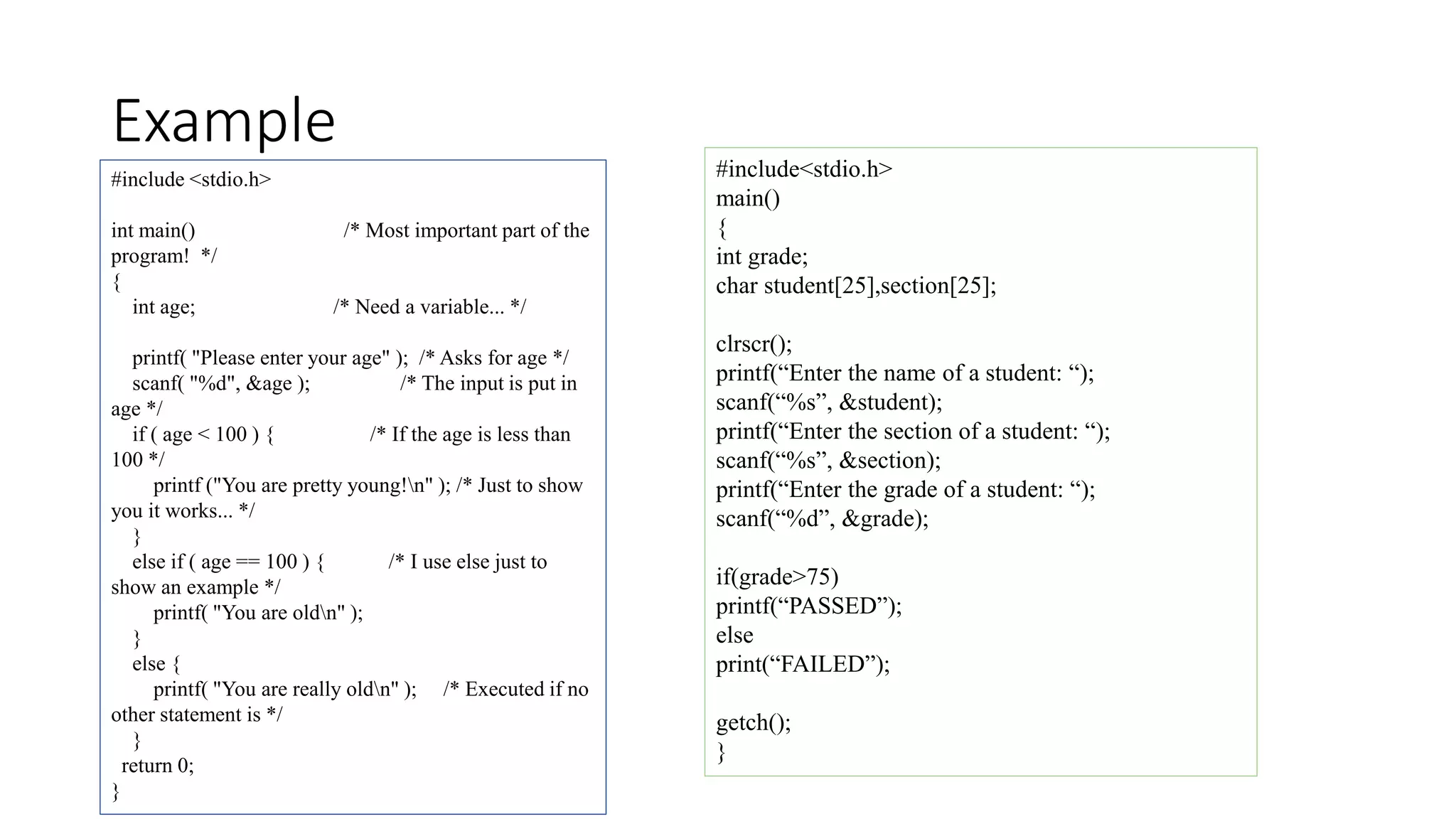 Decision Control Structure If & Else | PPTX