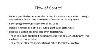 Decision Control Structure If & Else | PPTX