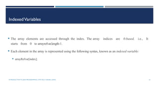 Introduction To Practical Computer Science I - Lec 12 (Arrays).pptx