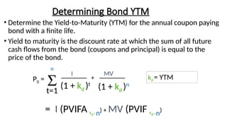 Lec 12 concept in valuation of financial assets | PPTX