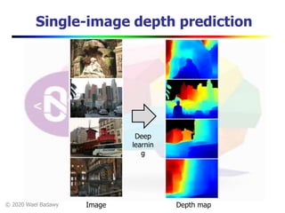 © 2020 Wael Badawy
Single-image depth prediction
Image Depth map
Deep
learnin
g
 