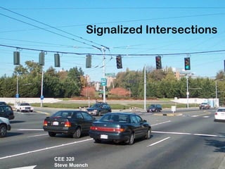 Lec 13A Signalized Intersections (Transportation Engineering Dr.Lina Shbeeb)