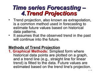 Trend Projection Model Lec 3 Marketing Researchpptx Demand Forecasting.ppt