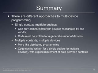 Lec13 multidevice | PPTX
