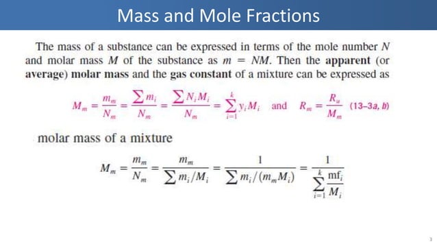 Lecture 13 - Gas Mixtures | PPT | Free Download