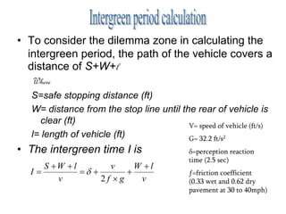 Lec 13 Traffic Light Signals (Transportation Engineering Dr.Lina Shbeeb ...