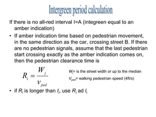 Lec 13 Traffic Light Signals (Transportation Engineering Dr.Lina Shbeeb ...