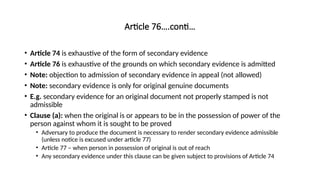 Lec 14-15, Oral-documentary Evidence _1_.pptx