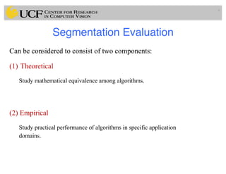 Lec14: Evaluation Framework for Medical Image Segmentation | PDF
