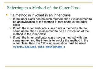 Inner classes in java for object oriented programming.pptx