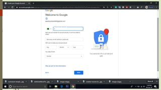 how to create gmail account | PPTX