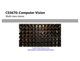 lec14 Computer vision Stereo vision .pdf