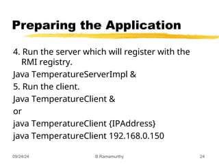 Remote method invocation distribution system | PPT