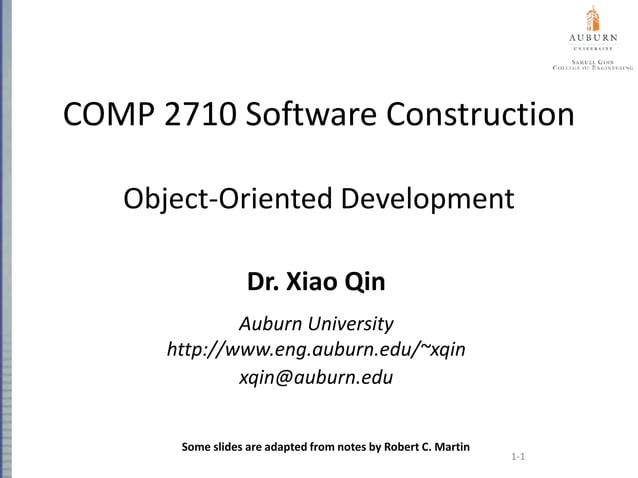 Lec15a1-Object-Oriented Development.ppt | Free Download
