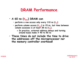 Caches and Memory Systems-Computer Architecture | PPT