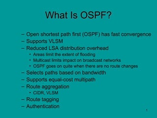 Comprehensive Overview of OSPF Routing Protocol and Network Topologies ...