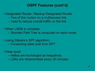 Comprehensive Overview of OSPF Routing Protocol and Network Topologies ...