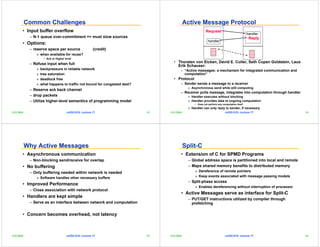 lec17-messages2.pdf- Computer Architecture Lecture 17 | PDF