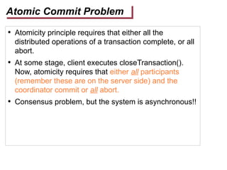 DS_ Distributed transactions and two phase commit | PPT