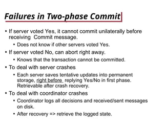 DS_ Distributed transactions and two phase commit | PPT