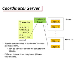 DS_ Distributed transactions and two phase commit | PPT