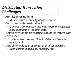 DS_ Distributed transactions and two phase commit | PPT
