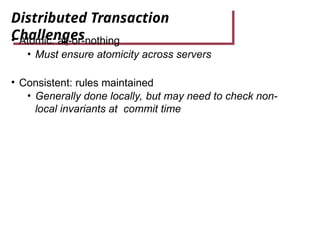 DS_ Distributed transactions and two phase commit | PPT