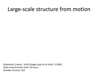 Computer Vision Structure from motion | PPTX