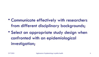 Lec_1_Application of Epidemiology in Public Health.ppt | Infectious ...