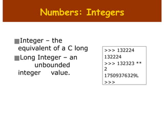 Long Interger In Python Comprehensive Introduction to Python Programming for AI and Beginners ...
