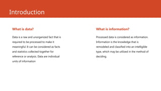 Data&Informationwhat is data what is information the diffrence.pptx