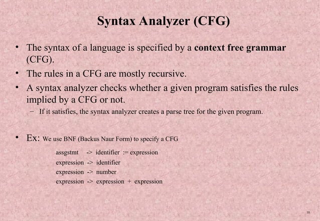 Compiler Design in Computer Applications | PPT