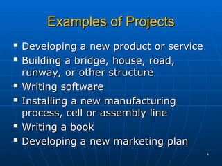 Introduction to project management basics | PPT