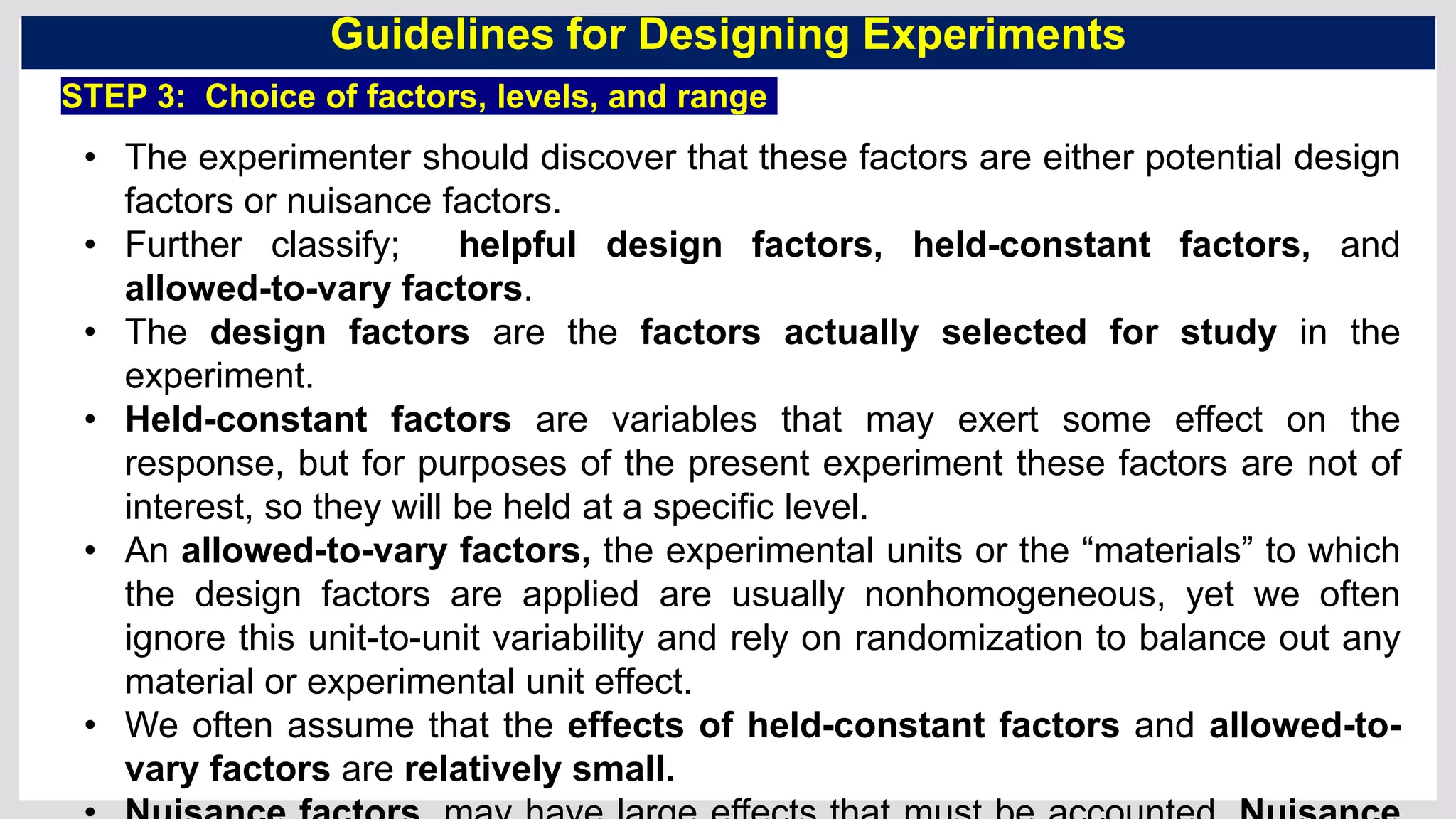 introduction to design of experiments | PPTX