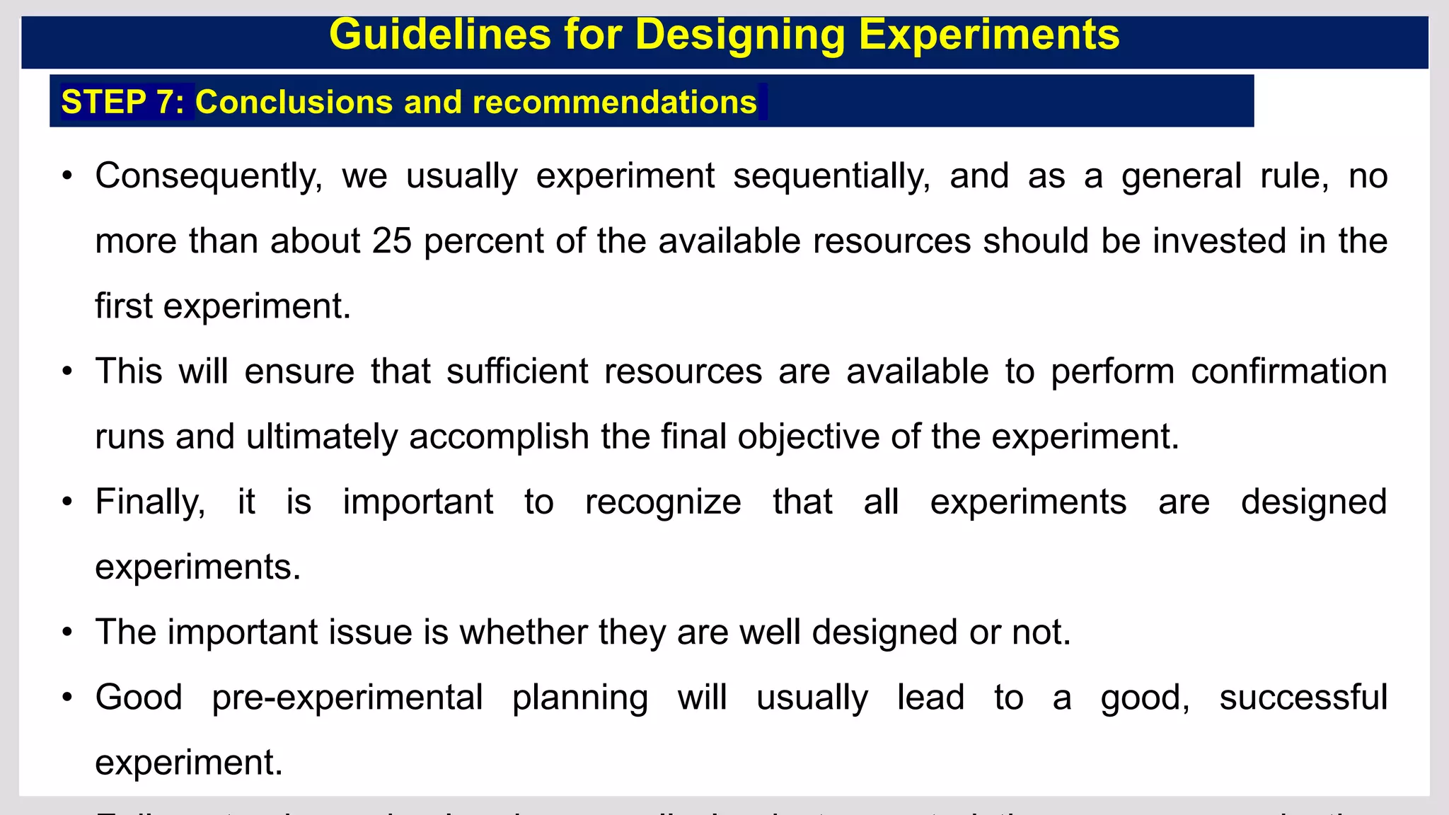 introduction to design of experiments | PPTX