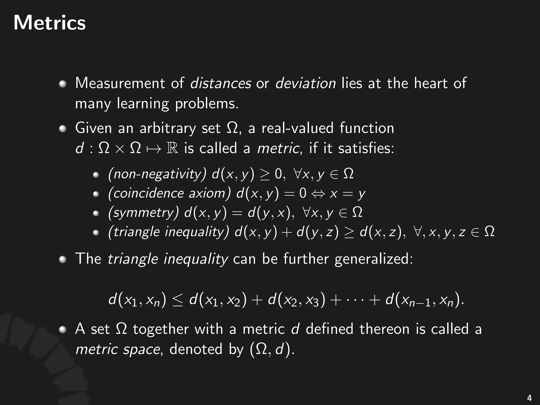 Concepts)to)Be)Covered)(cont'd)
• Basics'of'func,onal'analysis
• norm,'inner'product
• Banach'space,'Hilbert'space
• func5onal,'operator
• bilinear'form
4
 