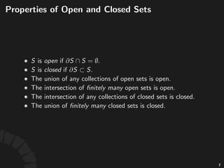 Metrics(Induced(by(Transform
• One%can%deﬁne%a%metric%over%an%arbitrary%set%$S$%
through%an%injec&ve(map% %to%a%metric%
space% :
• It$can$be$easily$veriﬁed$that$ $is$a$metric$on$ .
10
 