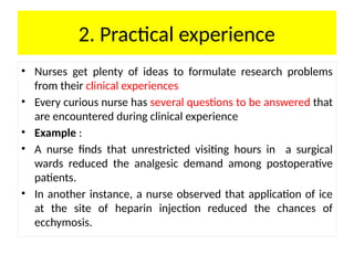 Encountered Problem Research Example Sources_of_Research_Problem_Approaches.pptx