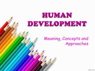 Meaning, Concepts and
Approaches
 