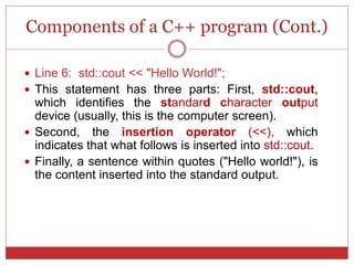 C++ AND CATEGORIES OF SOFTWARE | PPTX