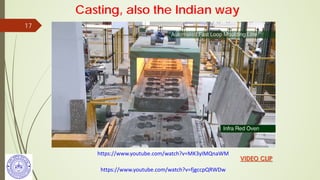 Casting, also the Indian way
https://www.youtube.com/watch?v=MK3yIMQnaWM
https://www.youtube.com/watch?v=fjgccpQRWDw
17
VIDEO CLIP
 
