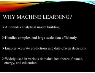 Lec_2.pdf TYPE OF MACHINE LEARNING AND THEIR CHARACTERISTICS | PDF