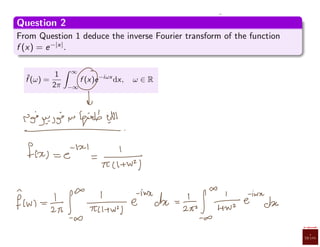 Advanced Mathematical Concepts in Fourier and Laplace Transforms | PDF